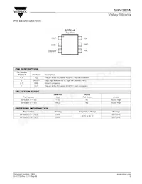 SIP4280ADT-3-T1-E3 Datasheet Pagina 3