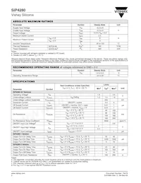 SIP4280DT-3-T1-E3 Datenblatt Seite 2