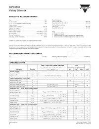 SIP43101DLP-T1-E3 Datenblatt Seite 2