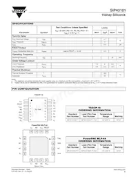 SIP43101DLP-T1-E3 Datasheet Pagina 3