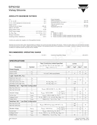 SIP43102DLP-T1-E3 Datasheet Pagina 2