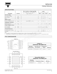 SIP43102DLP-T1-E3 Datenblatt Seite 3