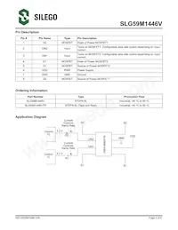 SLG59M1446VTR Datasheet Pagina 2