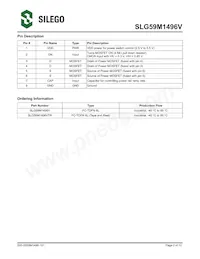 SLG59M1496VTR Datasheet Page 2