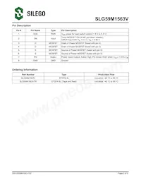 SLG59M1563VTR Datasheet Page 2
