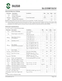 SLG59M1563VTR Datasheet Page 3