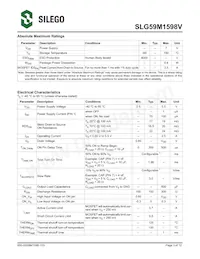 SLG59M1598VTR Datasheet Page 3