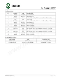 SLG59M1600VTR Datasheet Page 2