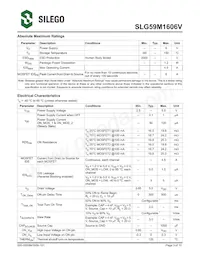 SLG59M1606VTR Datasheet Page 3