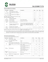 SLG59M1717VTR Datasheet Page 3