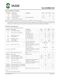 SLG59M610VTR Datasheet Page 3