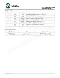 SLG59M611VTR Datasheet Page 2