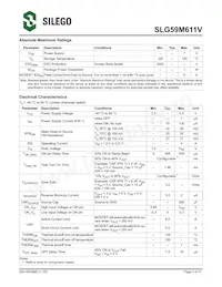 SLG59M611VTR Datasheet Page 3