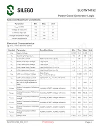 SLG7NT4192VTR Datasheet Page 4