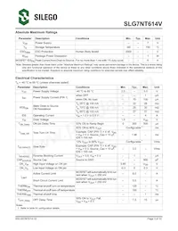 SLG7NT614VTR Datasheet Page 3