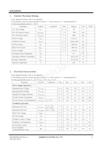 SSC2005SC Datasheet Page 3