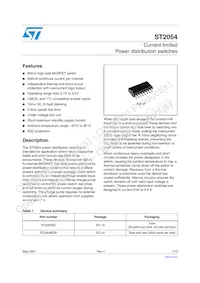ST2054BD Datasheet Cover