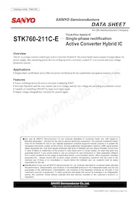STK760-211C-E Datenblatt Cover