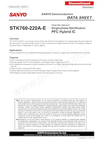 STK760-220A-E Datasheet Cover