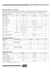 T6819-TBSY Datasheet Page 7