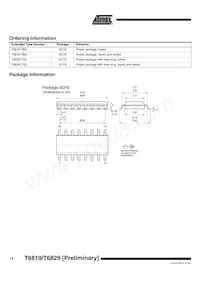 T6819-TBSY Datasheet Page 14