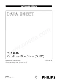 TJA1010T/N1 Datasheet Cover