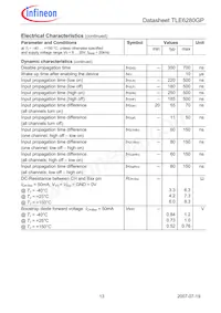 TLE6280GPAUMA2 Datasheet Page 13