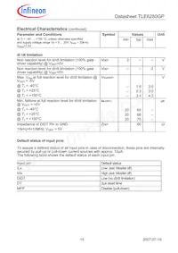 TLE6280GPAUMA2 Datasheet Page 15