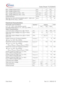 TLE6284GXUMA1 Datasheet Page 5