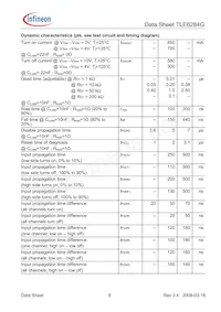 TLE6284GXUMA1數據表 頁面 6