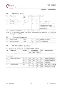 TLE7209-2R Datasheet Page 20