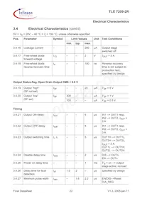 TLE7209-2R數據表 頁面 22