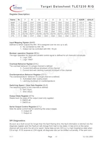 TLE7230GXUMA1 Datasheet Page 11