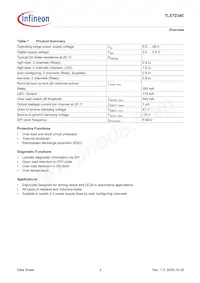 TLE7234EXUMA1 Datasheet Page 4