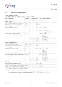 TLE7234EXUMA1 Datasheet Page 14