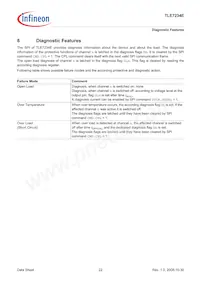 TLE7234EXUMA1 Datasheet Page 22