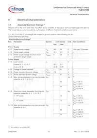 TLE7235SEXUMA1 Datasheet Page 10
