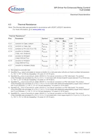 TLE7235SEXUMA1 Datasheet Page 12