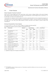 TLE8116SA Datasheet Page 13