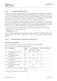 TLE8201RAUMA1 Datasheet Page 12