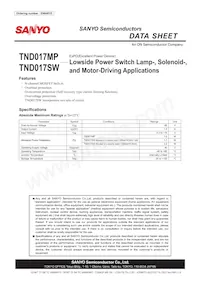 TND017SW-TL-E Datenblatt Cover