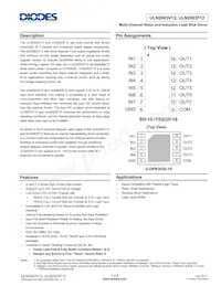 ULN2003V12S16-13 Datasheet Cover
