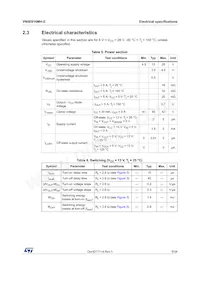 VN5E016MH-E Datasheet Page 9
