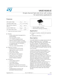 VN5E160AS-E Datasheet Cover