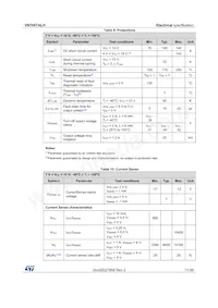VN7007ALHTR Datasheet Page 11