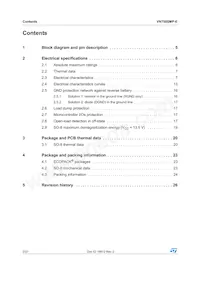 VN750SMPTR-E Datasheet Pagina 2