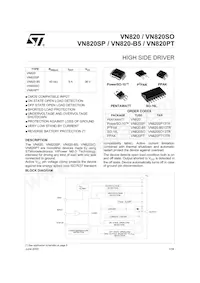 VN820(012Y) Datasheet Copertura