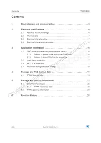 VN920-B5H13TR Datasheet Page 2