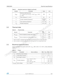 VN920-B5H13TR Datasheet Pagina 7
