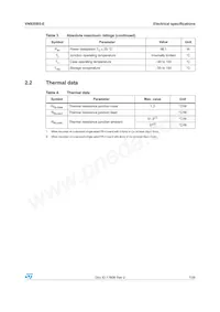 VN920B5-E Datasheet Page 7